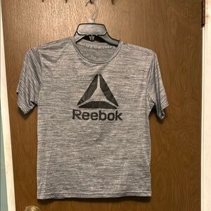 Reebok Heather Gray Logo Tee